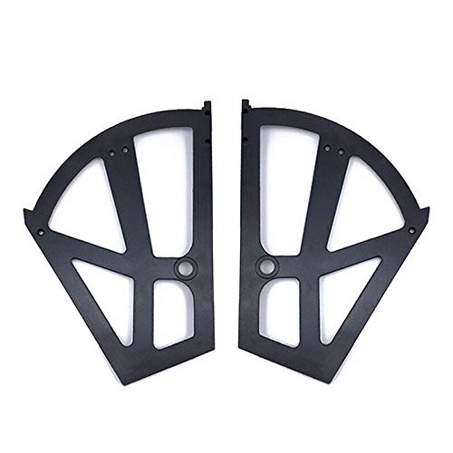 Storage Cabinet Hinges 1 Pair Shoe Cabinet Flip Frame Plastic Two-Layer Turing Rack Replacement Fittings for Shoes Rack, Shelf, Cabinet (Black)