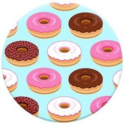 Premier Mobile Universal Expanding Grip Collapsible Phone Stand Holder For Cell Phones & Tablets (Donut Pattern)