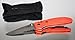 Benchmade - Griptilian 551 Knife, Serrated Drop-Point, Satin Finish, Orange Handle