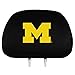 University of Michigan Head Rest Cover Set