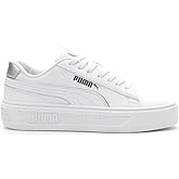 PUMA Womens Smash Platform V3 Sneakers Shoes Casual - White