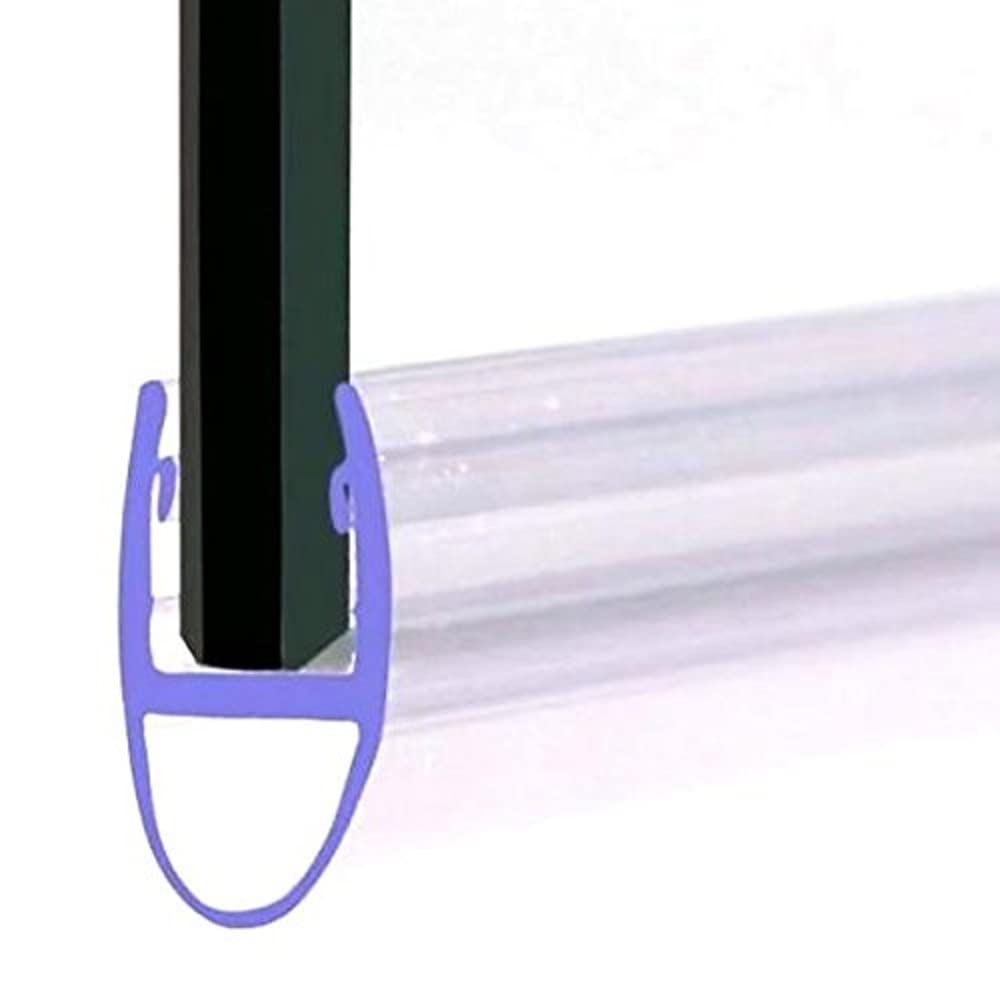 VeeBath SEAL001-P Essentials A Type Shower Screen Door Seal-4-6mm Glass Up to 7mm Gap, Clear