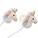 QearFun in Ear Wired 3.5 mm 3D Cute Cartoon Animal Unicorn Earphone/Earbuds/Headphones with Mic Hands-Free for iOS Android Smartphones Mp3
