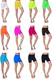 Emmalise Women's 12 in Short Seamless Legging Shorts-Regular and Plus Size