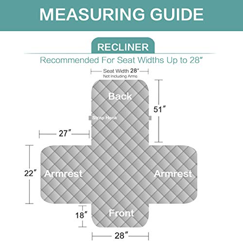 Turquoize Recliner Cover Velvet Recliner Chair Cover, Pet Cover for