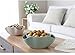 Astra Gourmet Double Dish Nut Pistachio Pedestal Snack Dish Olive Nut Server Serving Bowl, Blue