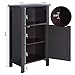 VASAGLE Bathroom Floor Storage Cabinet Adjustable Shelf Espresso UBCB45Z