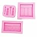Funshowcase Lipstick Make-up Tools Silicone Cake Decorating Mold