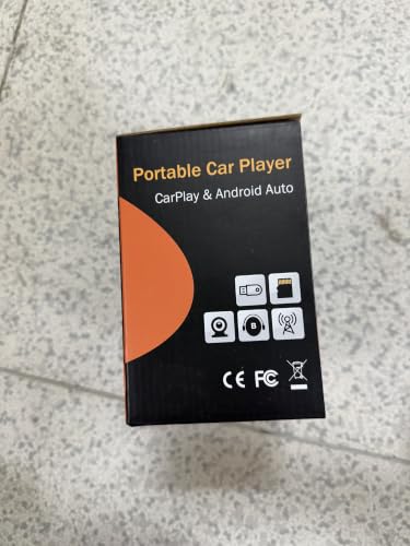 7" Wireless CarPlay Screen for Car, Wireless Carplay Touchscreen for Apple Car Play and Android Auto, Portable Car Stereo with Mirror Link, AUX, Voice Control, GPS Navigation, AirPlay