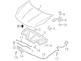 Nissan 01658-00941 OEM Trunk Lid Side Rubber Bumper Nissan 240SX S14 1995-1998