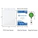 Selizo Sticky Notes 12 Sets Retractable Badge Holder Reel Clip with Vertical ID Card Holders