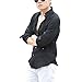 Zbrandy Men's Grandad Collar Hawaiian Casual Shirts