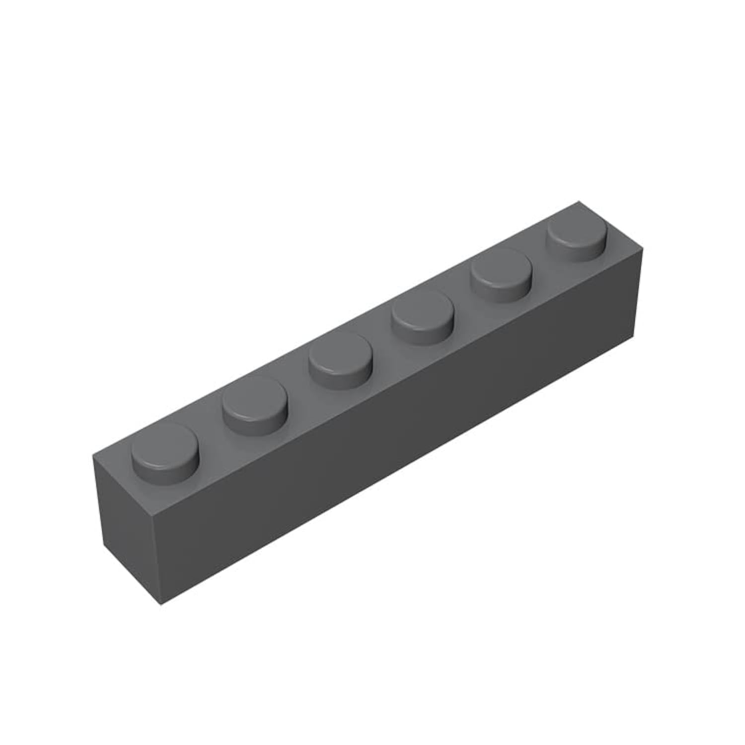 Classic Bulk Brick 100 Pieces Brick 1x6, Compatible with Major Brands Parts and Pieces 3009 (Colour: Dark Grey)