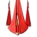 Wellsem Deluxe L:5.5 Yards W:3 Yard Yoga Flying Swing Aerial Yoga Hammock Silk Fabric for Yoga Bodybuilding(5mx2.8m) (Red)