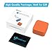 iPhone Charger, with Lightning Cable and Micro USB Cable, Smart Multi-Port USB Travel Wall Charger by Wanshine, 31W/6.2A - 4 Port, Compatible with iPhone X/8/7, Samsung Galaxy S9/S8/S7, Orange