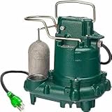 Zoeller M63 Premium Series 5 Year Warranty Mighty-Mate Submersible Sump Pump, 1/3 Hp