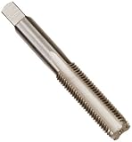 Drill America DWT Series Qualtech High-Speed Steel Hand Threading Tap, Uncoated (Bright) Finish, Round with Square End Shank, Bottoming Chamfer, M14 x 1.5 Size (Pack of 1)