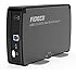 FIDECO 3.5" Hard Drive Enclosure, USB 3.0 to SATA Aluminium External Hard HDD Case with Built-in Cooling Fan Support UASP and 10TB Drives for 3.5/2.5 Inch HDD SSD Tool-Free (3.5 Hard Drive Enclosure)