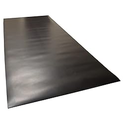 EPDM Rubber Sheet, Black, 60A, 0.062" x 36" x