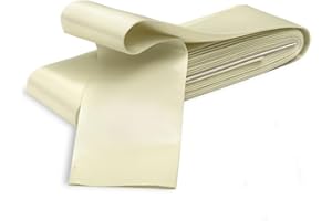 SHERIFFDRINK Baby Maize Satin Blanket Binding 2 Inch x 4 3/4 Yards Single Fold Tape for Quilt Edging Ivory Smooth Finish Easy to Sew On Durable Trim Material Ideal for Blanket Crafts DIY Projects Sewing