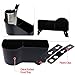 ZONETECH Car Headrest Food and Drink Tray Organizer - Classic Black Portable Premium Quality Automotive Storage Accessory for All Your Needs