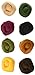 Wistyria Editions WR-907R Wool Roving, Falling Leaves, 8-Pack