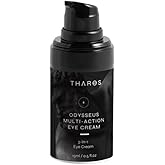 THAROS 3-in-1 Multi-Action Eye Cream for Men, Hydrating and Calming, Hyaluronic Acid, 0.5 fl.oz, Vegan. All Skin Types