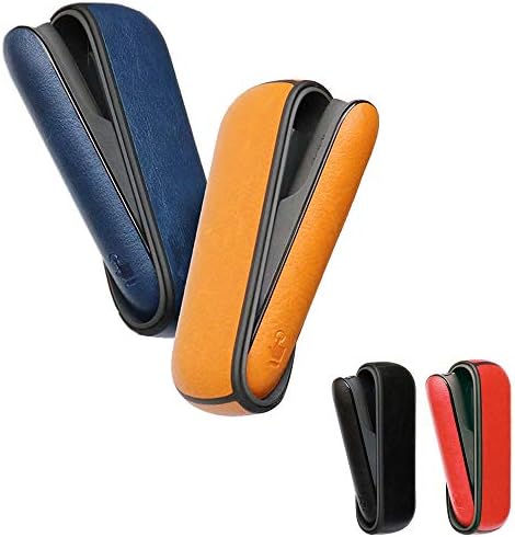 Kingkraey case for iqos3 PU Leather Case for IQOS 3.0 Carrying Case Sleeve Cover Side Cover+Full Case for iqos 3.0 (Red)