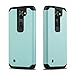 J&D Case Compatible for LG Phoenix 2 Case/LG Escape 3 Case/LG K8 2016 Case, Heavy Duty Dual Layer Hybrid Shock Proof Protective Rugged Bumper Case for LG Phoenix 2 LG Escape 3 LG K8 2016 Case, Mint