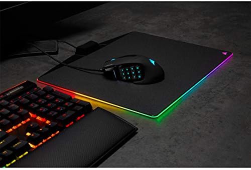 Scimitar ELITE RGB Mouse Gaming Ottico per MOBA/MMO 18000 DPI, Nero