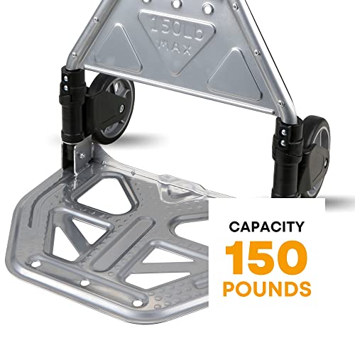 Olympia Tools 150 Lb Folding Hand Truck and Dolly with Telescoping