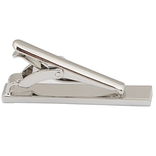 3 Pc Mens Tie Bar Clip Set Trendy Skinny 1.5 Inch, Gift Box - Thumbnail 4