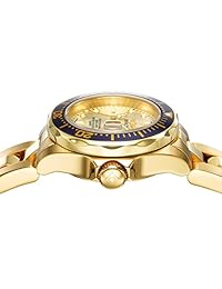 Invicta 4610 de la mujer Colección Pro Diver 18 K Reloj chapado en oro