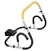 G GFitness Ab Trainer, Yellow, Wheel Style, 220 lbs Max Weight, Abdominal Exerciser