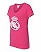 SMARTZONE FC Real Madrid Shirt Cristiano Ronaldo Women's V-Neck Tshirt