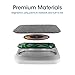 TechMatte Wireless Charger. Qi-Certified Fast Wireless Charging Pad for 7.5W iPhone Xs Max,XS,XR,X,8,8+ and 10W Galaxy S10+,S10,S10E,S9,Note9 Textured Design (No AC Adapter, 5foot Cable Included)
