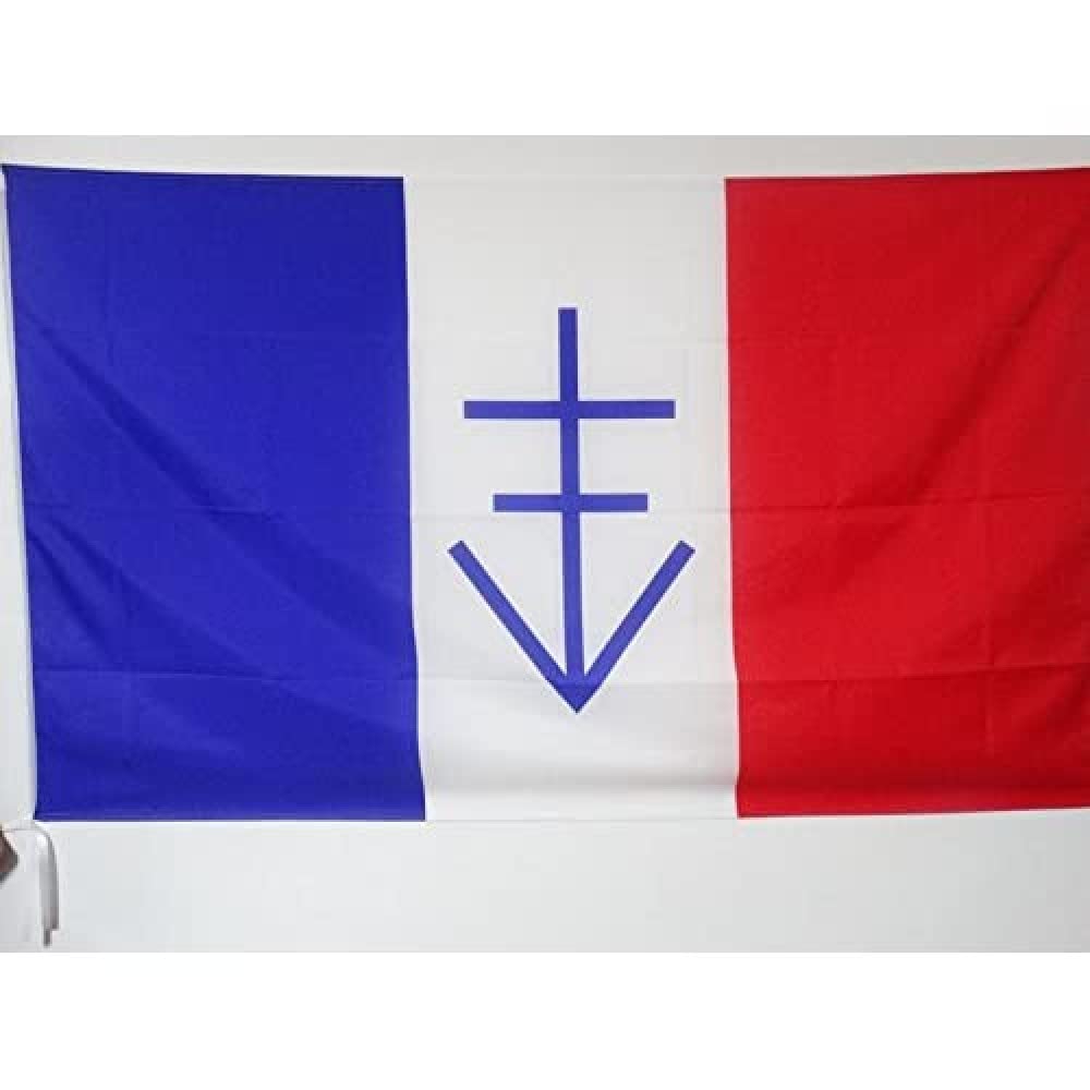AZ FLAG - Free Republic of Vercors Flag - 2x3 Ft - French resistance Banner with Sleeve - 100% Polyester - Fade Resistant - Vivid Colors - 2' x 3' Feet - 90x60 Cm