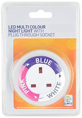 Mr Gadget Solutions® Automatic On/Off Multi Colour LED Nursery Night Light with Daylight Sensor