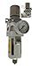 PneumaticPlus SAW4000M-N04BG Compressed Air Filter Regulator Combo Piggyback Style 1/2