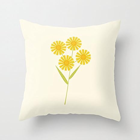 Amazon Com Cute Wildflowers Accent Pillows Decorative Throw
