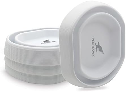 PestHawk Bed Bug Trap Use Insect Interceptor Kits Under Furniture Legs, Bed Posts or by Wall. Unique Design. Eco-Friendly Killer. 4pk Coasters Aid in Prevention and Control of Bug Infestation