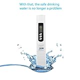 Water Quality Tester, J.B.W. 2016 Newest Released Premium TDS Handheld TDS Quality Water Tester Meter + Protective Carrying Case 0 - 9990 ppm TDS Measurement - WHITE