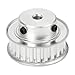 uxcell Aluminum XL 24 Teeth 6mm Bore Timing Belt Idler Pulley Flange Wheel for 10mm Belt 3D Printer CNC
