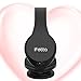 Bluetooth Wireless Over-ear Stereo Headphones, Fetta 4 in 1 Upgrade Bluetooth Foldable Headsets with Micro Support SD/TF Card (Upgrade Black)