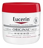Eucerin Original Healing Cream - Fragrance Free, Rich Lotion for Extremely Dry Skin - 16 oz. Jar (Pack of 2)