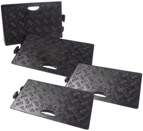 innovatus Pack of 4 Black Kerb Ramps