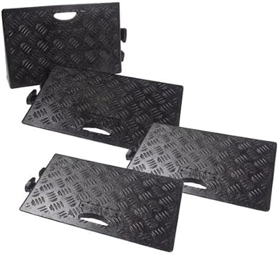 innovatus Pack of 4 Black Kerb Ramps