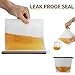Silicone Storage Bag - Reusable Kitchen, Travel, Sous Vide Food Prep Containers - Airtight, Space-Saver, Smell and Leak Proof Bags - 3 1.5L Large: Clear, 4 1L Medium: Green, Red, Blue, White