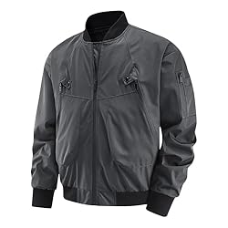 Jackets for Men Trendy Full-Zip Multiple Pockets