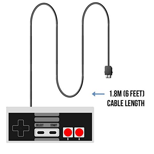 image for Cooldiy 2 Packs NES Controller for Nintendo Classic Mini Edition